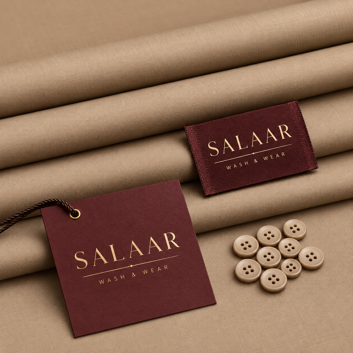 Salaar Desert Sand Wash and Wear fabric